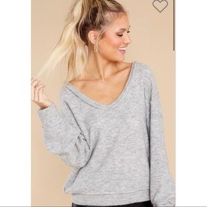 Heather Grey Sweater size S